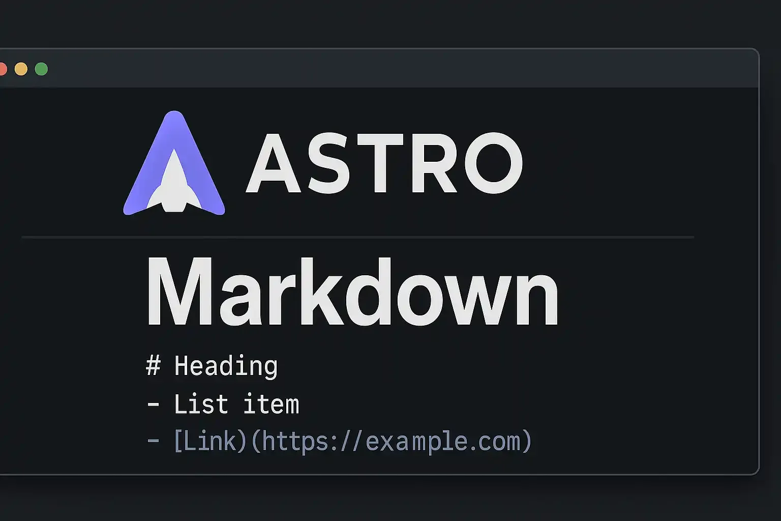 markdown-astro